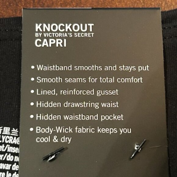 NWT Victoria's Secret Victoria Sport Knockout Capri Leggings - Picture 5 of 12